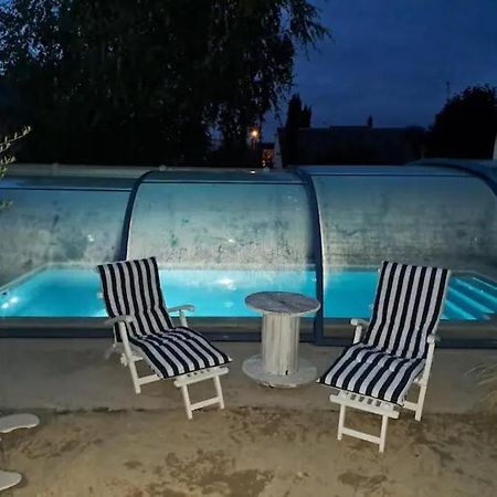 Chambre Bleue Avec Acces Plage Bourges Exterior foto