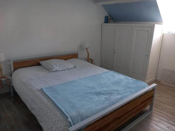 Chambre Bleue Avec Acces Plage Bourges Exterior foto